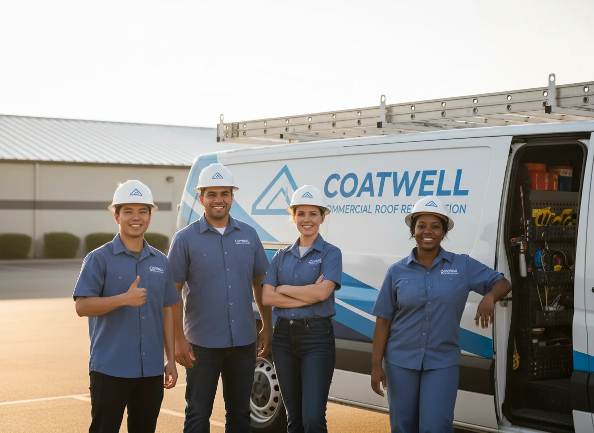 Commercial roof coating company in Alsey, IL